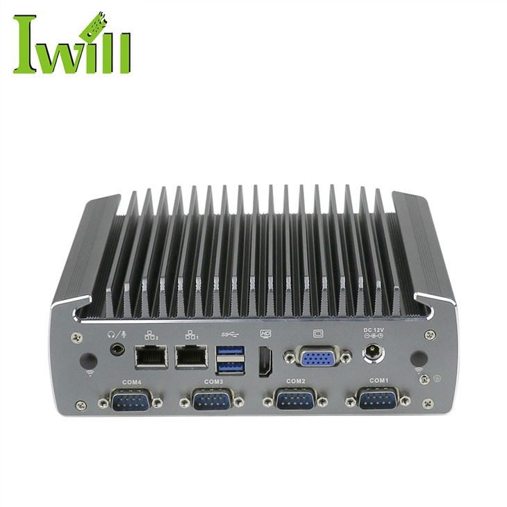 Vifteløs 6th Gen I3 i5 i7 Industrial Box PC