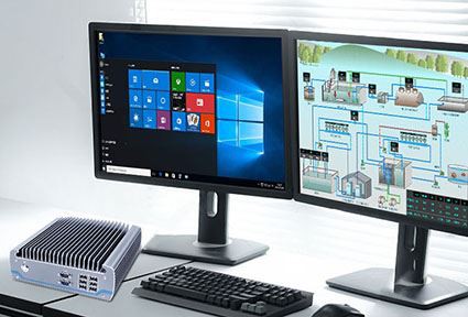 Hvordan fullfører en industriell datamaskin multiskjermvisning?