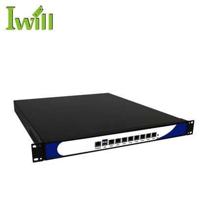 1U 19 tommers rackmount nettverk applikasjon