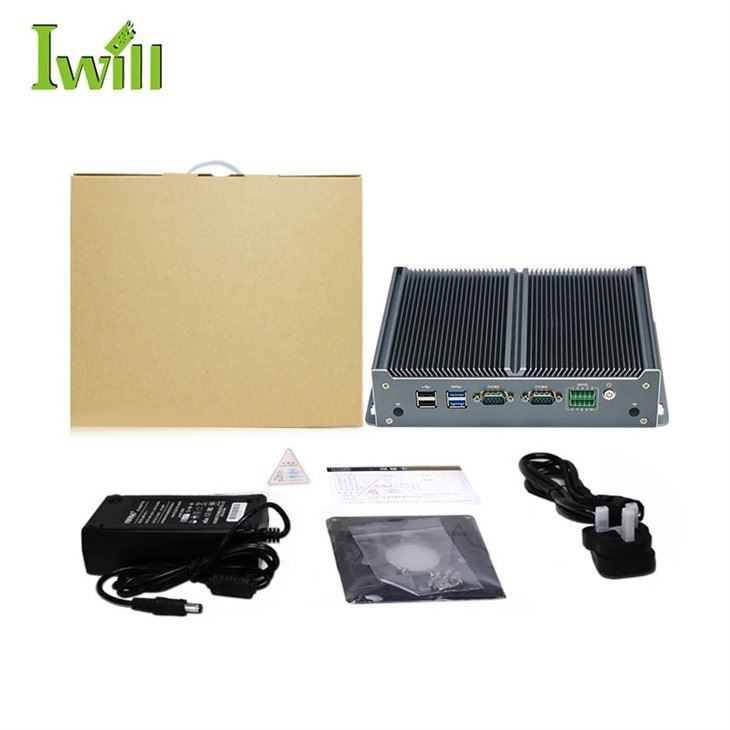 J1900 Fanless Industrial Pc Dual Lan Display